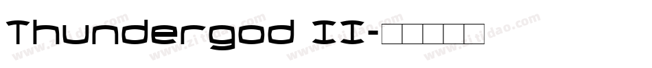 Thundergod II字体转换